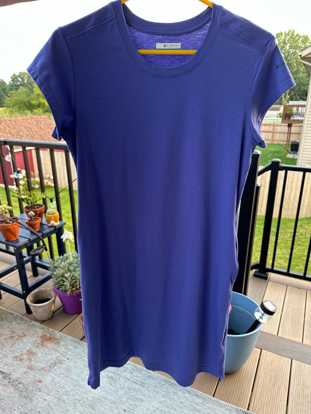 Columbia Women's Short Sleeve Dress in Purple